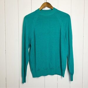Vintage House of Fraser Teal Green New Wool Sweater. Size 18 UK.